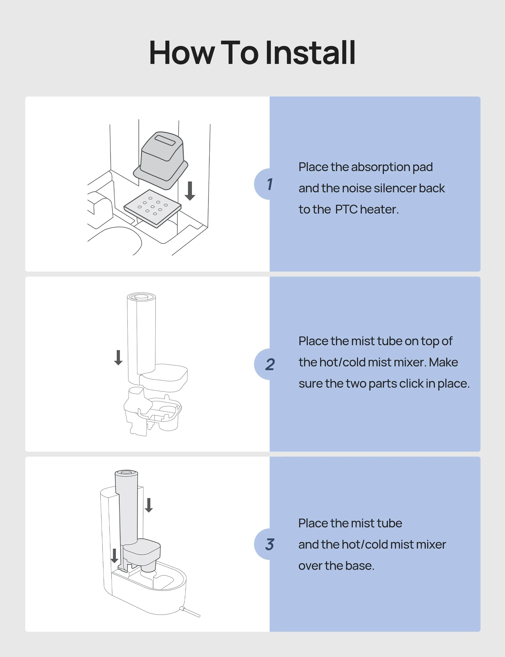 Mineral Absorption Pads for Humidifiers - 16-Pack - DREO