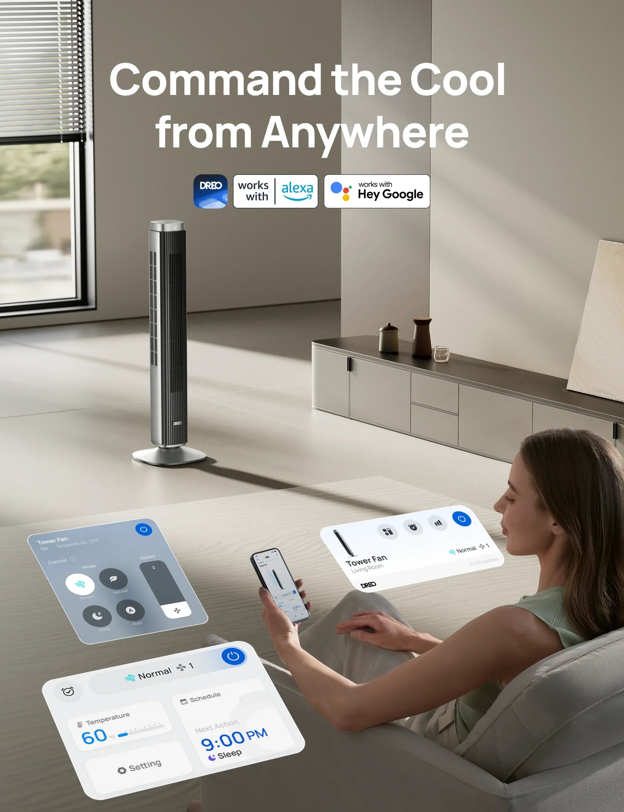 Smart Tower Fan Pilot Pro S - DREO