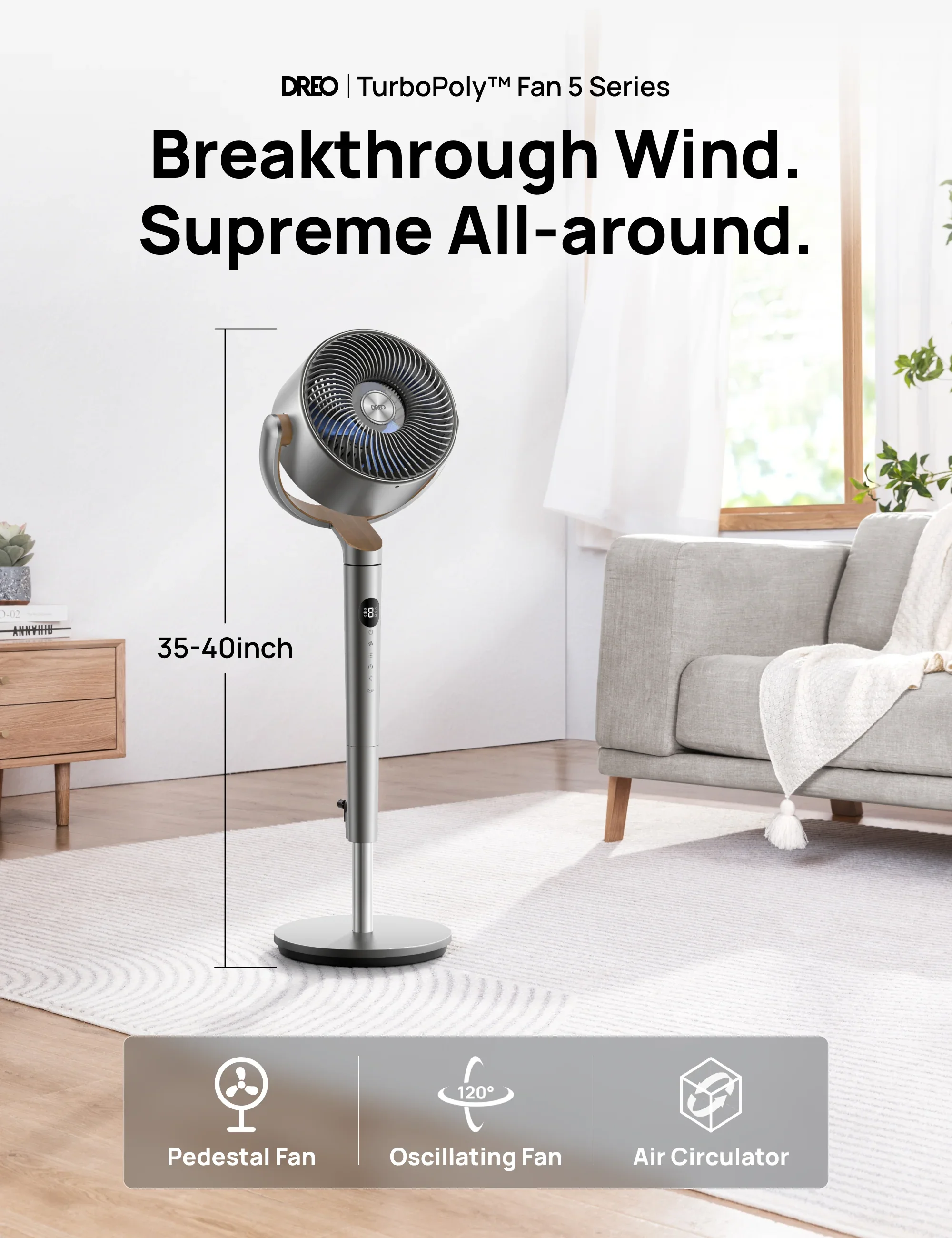 TurboPoly™ Fan 502 - DREO