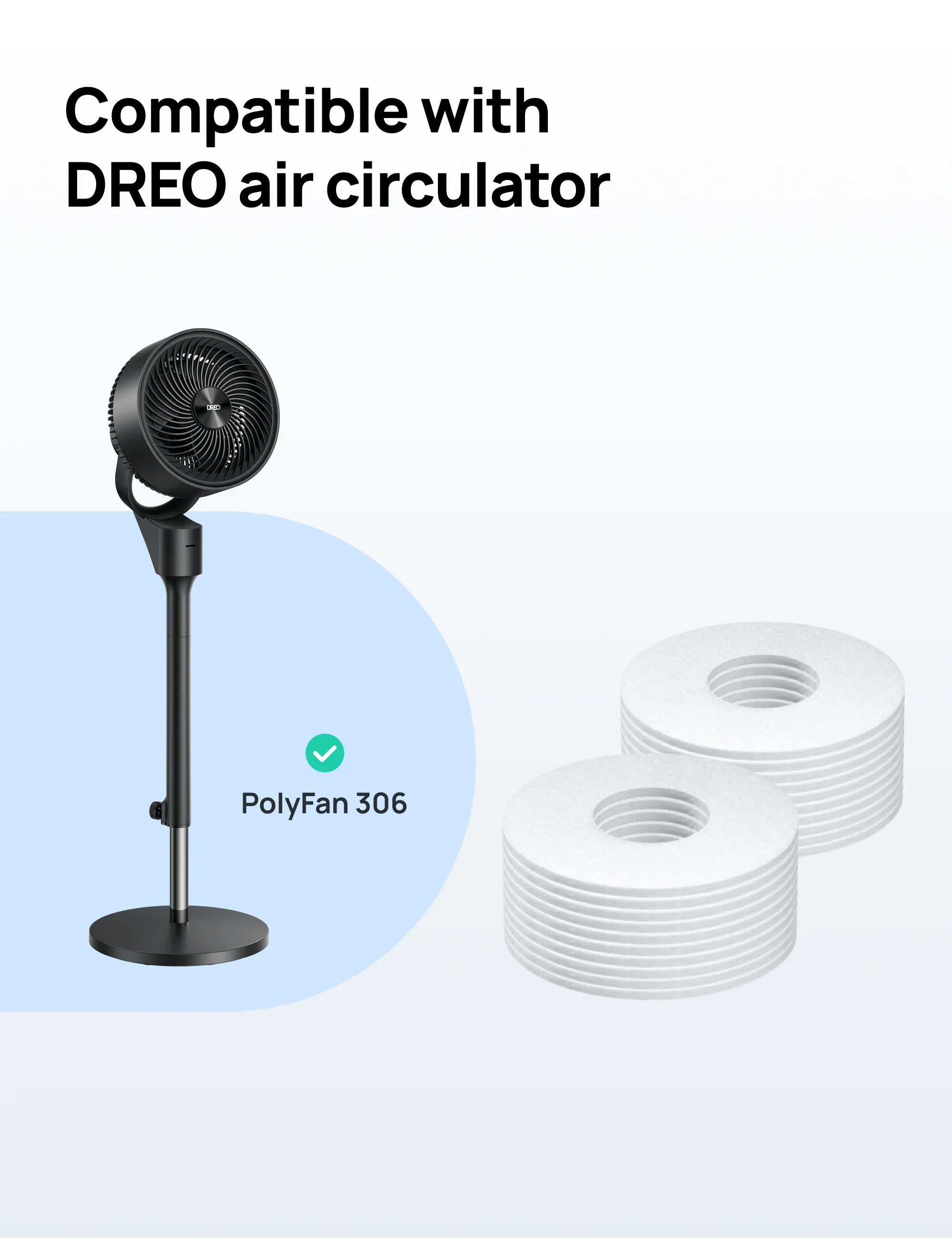 Aroma Pads 10-Pack for TurboPoly™ Fan 306&301, Diffuse Fragrances - DREO