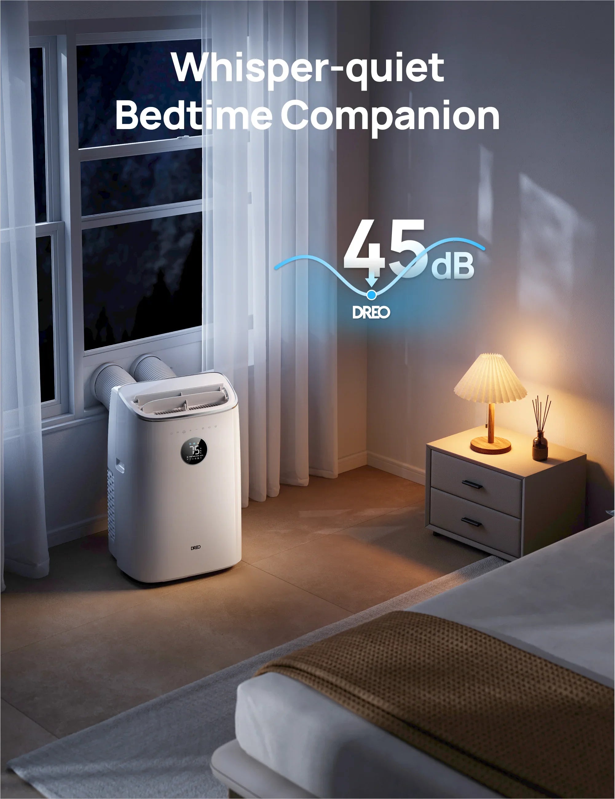 DREO Portable Air Conditioner Dual Hose Kit (AC318S & AC319S) - DREO