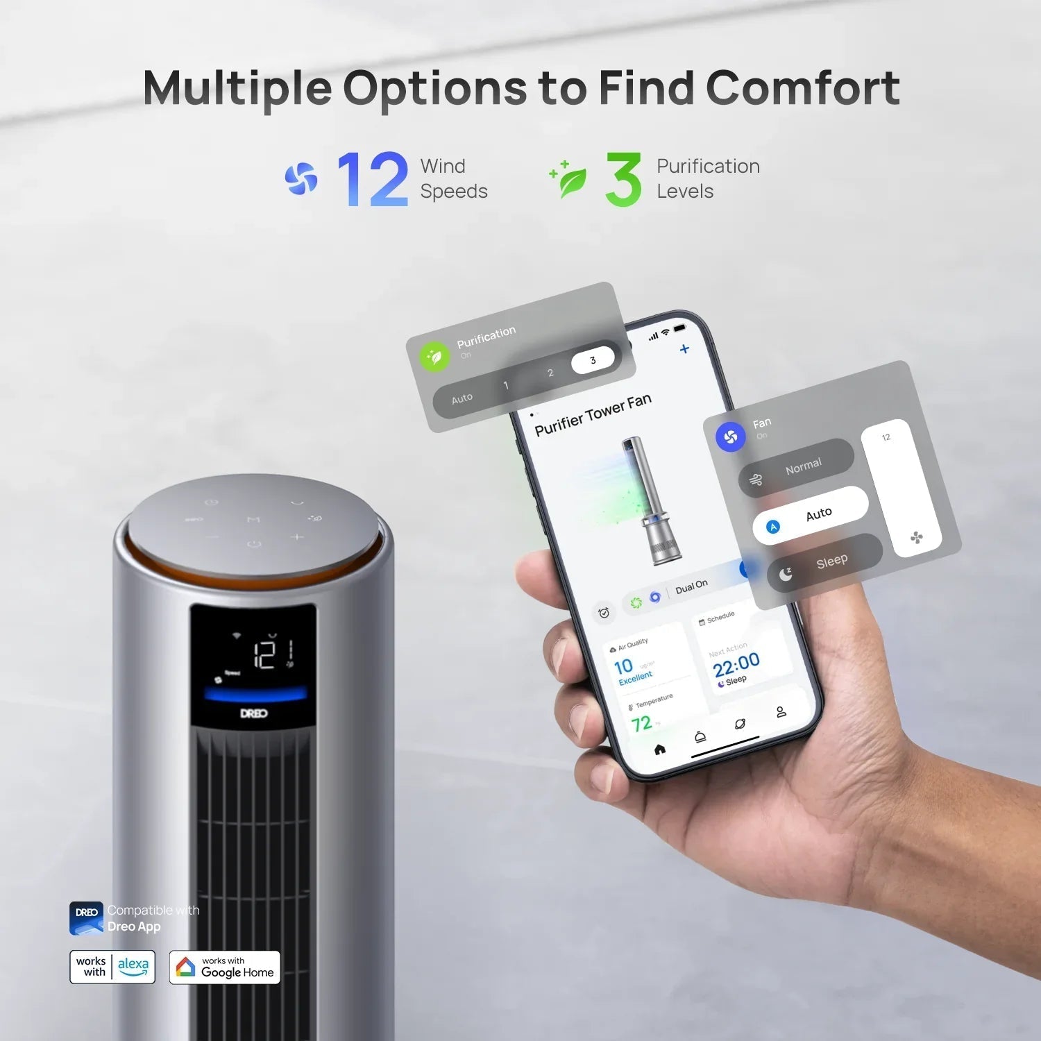 Air Purifier Tower Fan MC710S - DREO