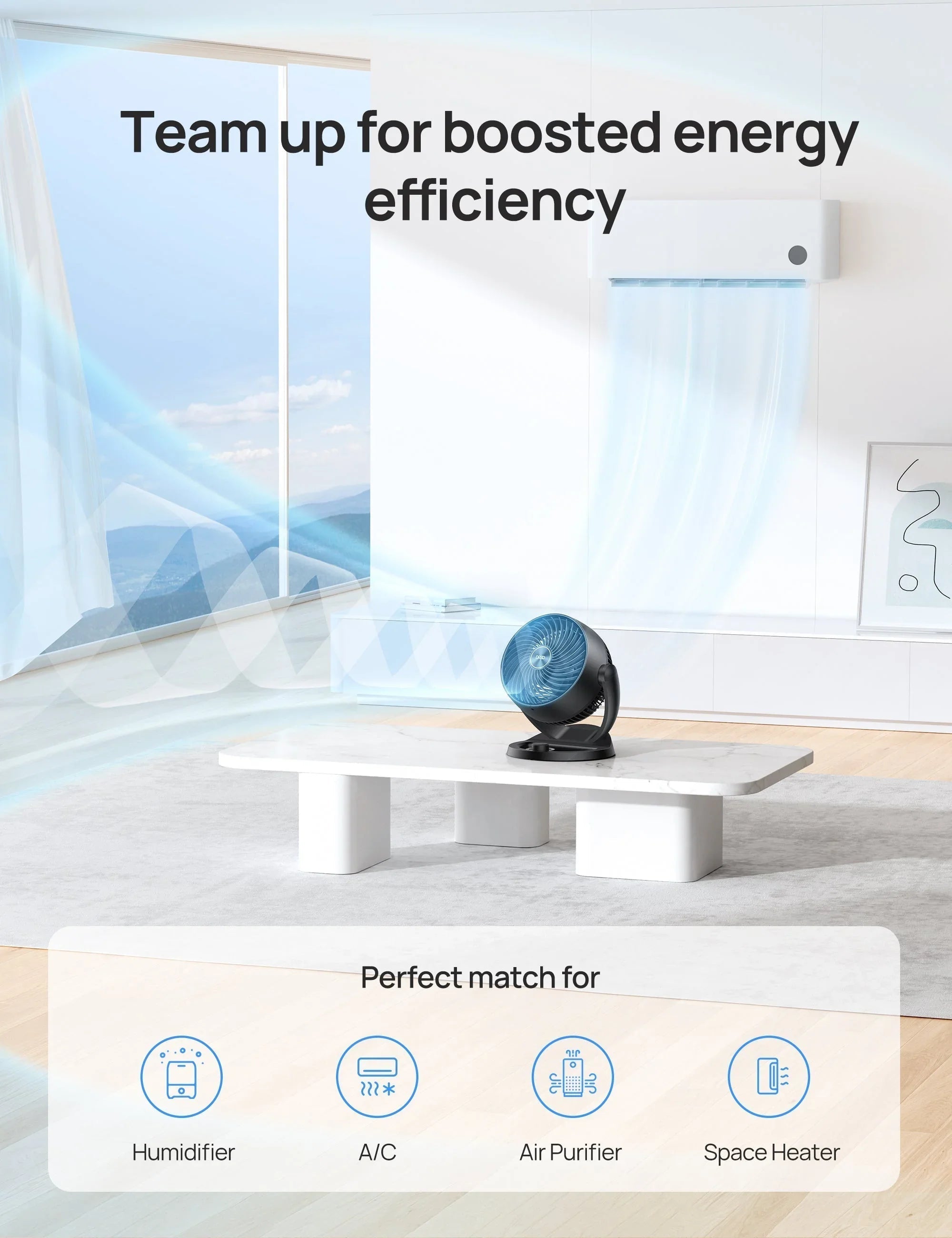 TurboPoly™ Table Fan 312 - DREO