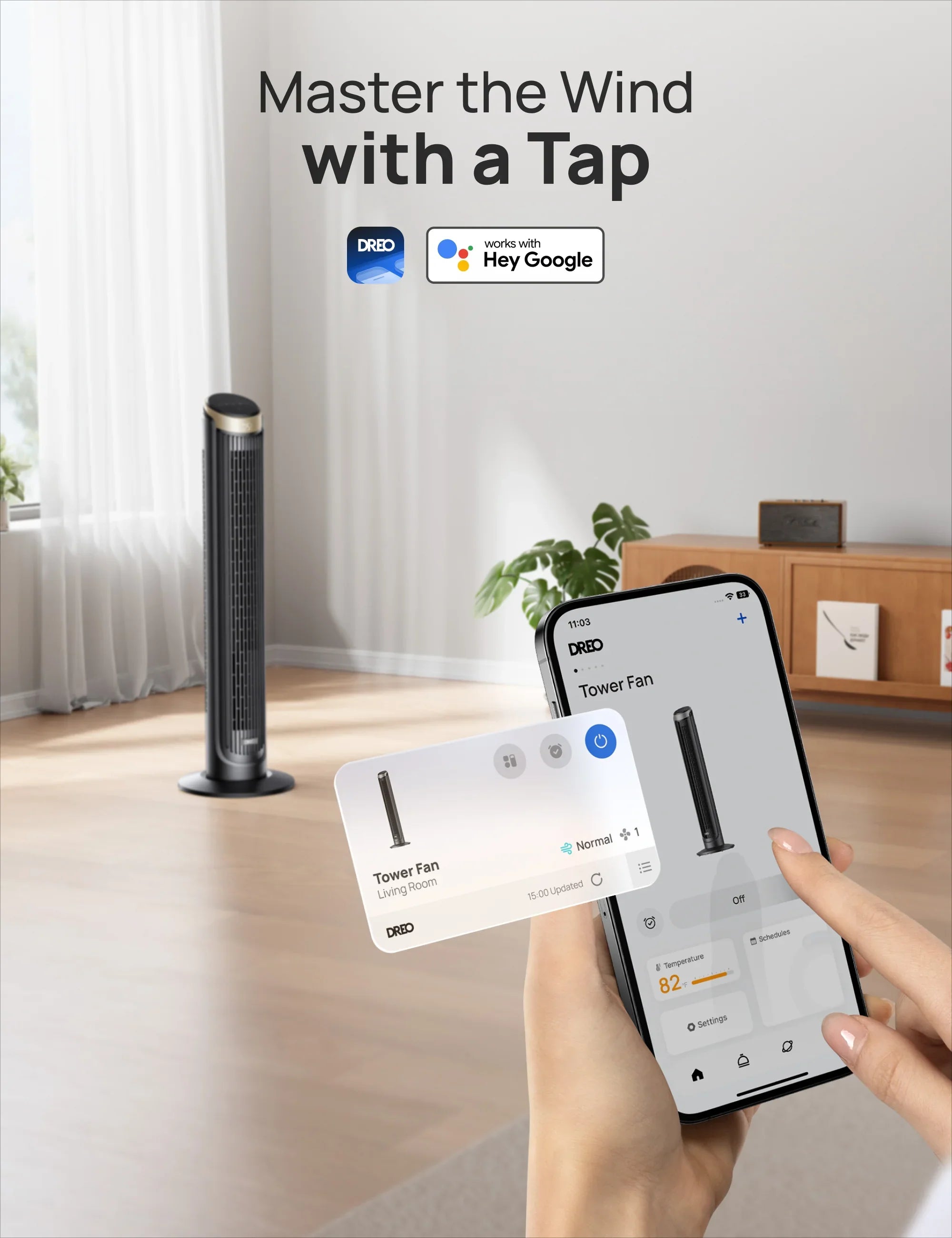Smart Tower Fan Cruiser Pro T3S - DREO