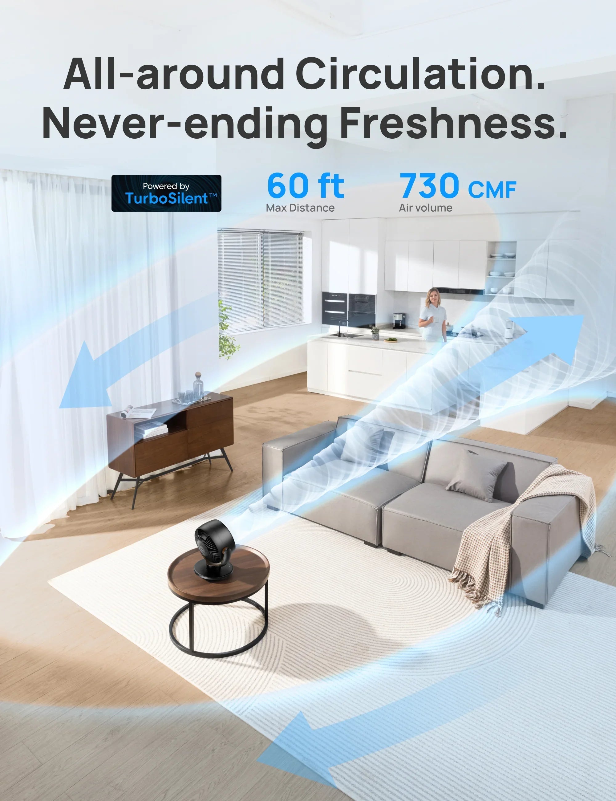 TurboPoly™ Table Fan 315 - DREO